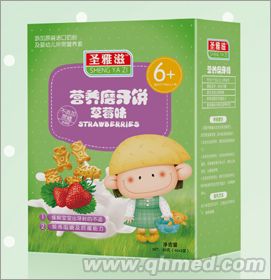 营养磨牙饼干草莓味 