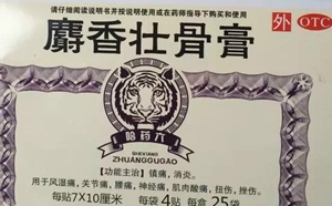 麝香壮骨膏 