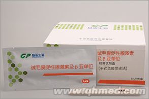 绒毛膜及β亚单位检测试剂盒 HCG