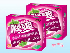 喉爽-金银花润喉糖软含片