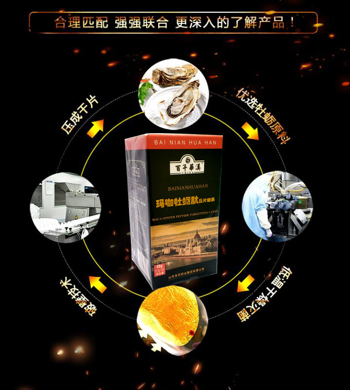 玛咖牡蛎肽压片糖果